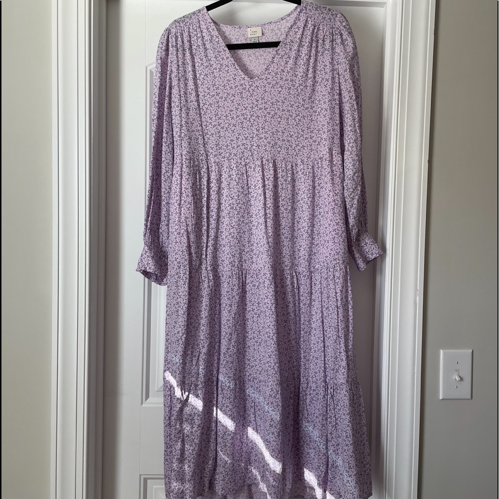 A New Day purple midi dress